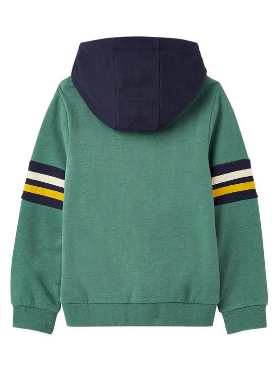 back image of joules-boys-shilton-hooded-sweat-topnbsp--green