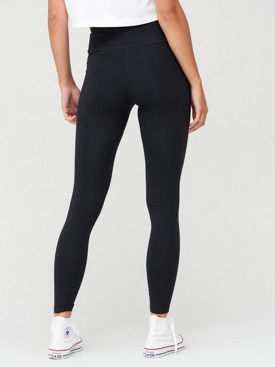stillFront image of converse-womens-wordmark-leggings-black