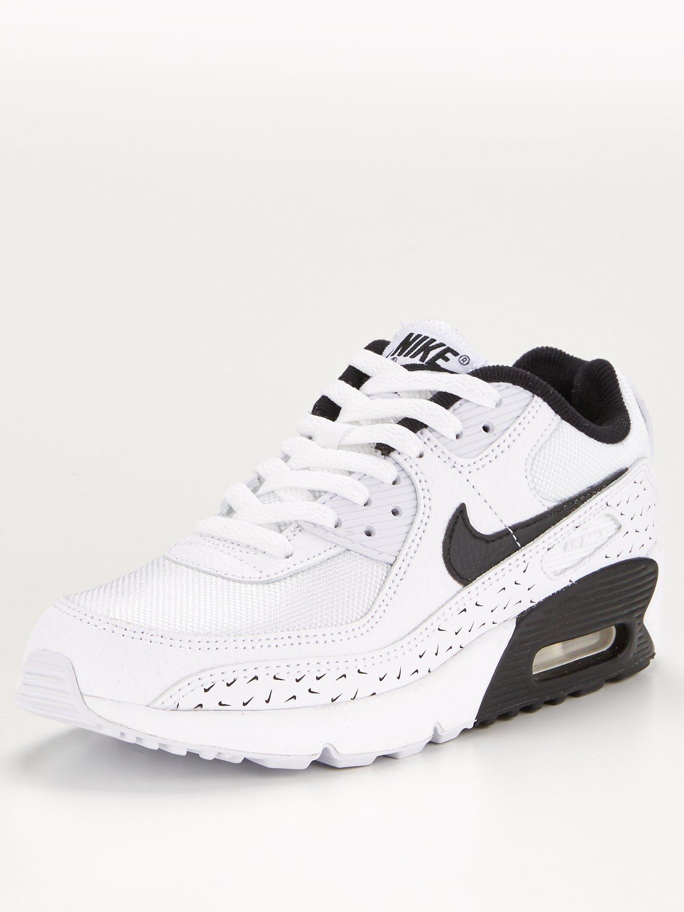 white nike air max junior size 5