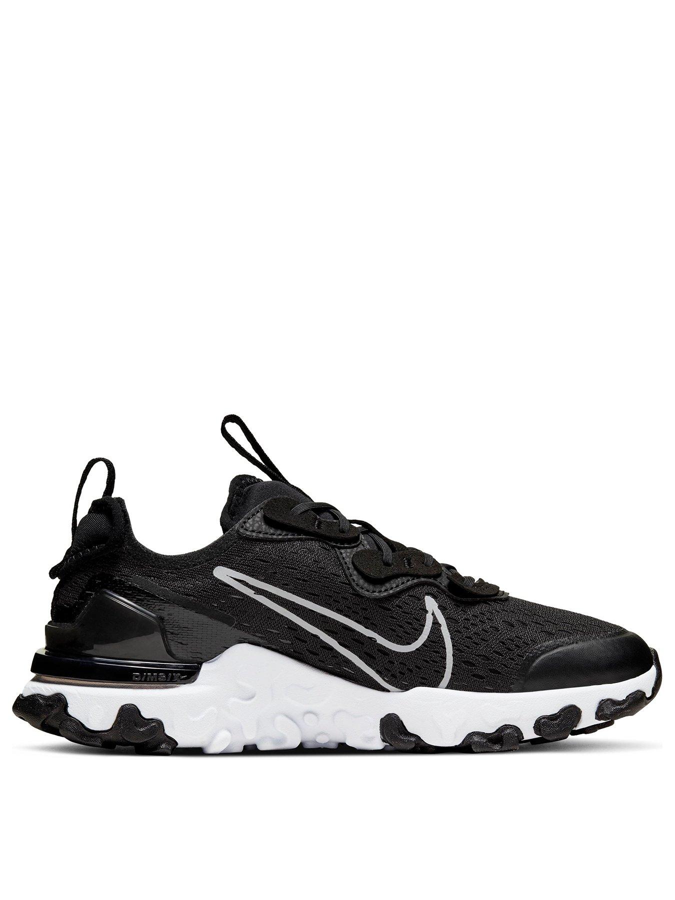 Nike React Vision Junior - Black/White | littlewoods.com