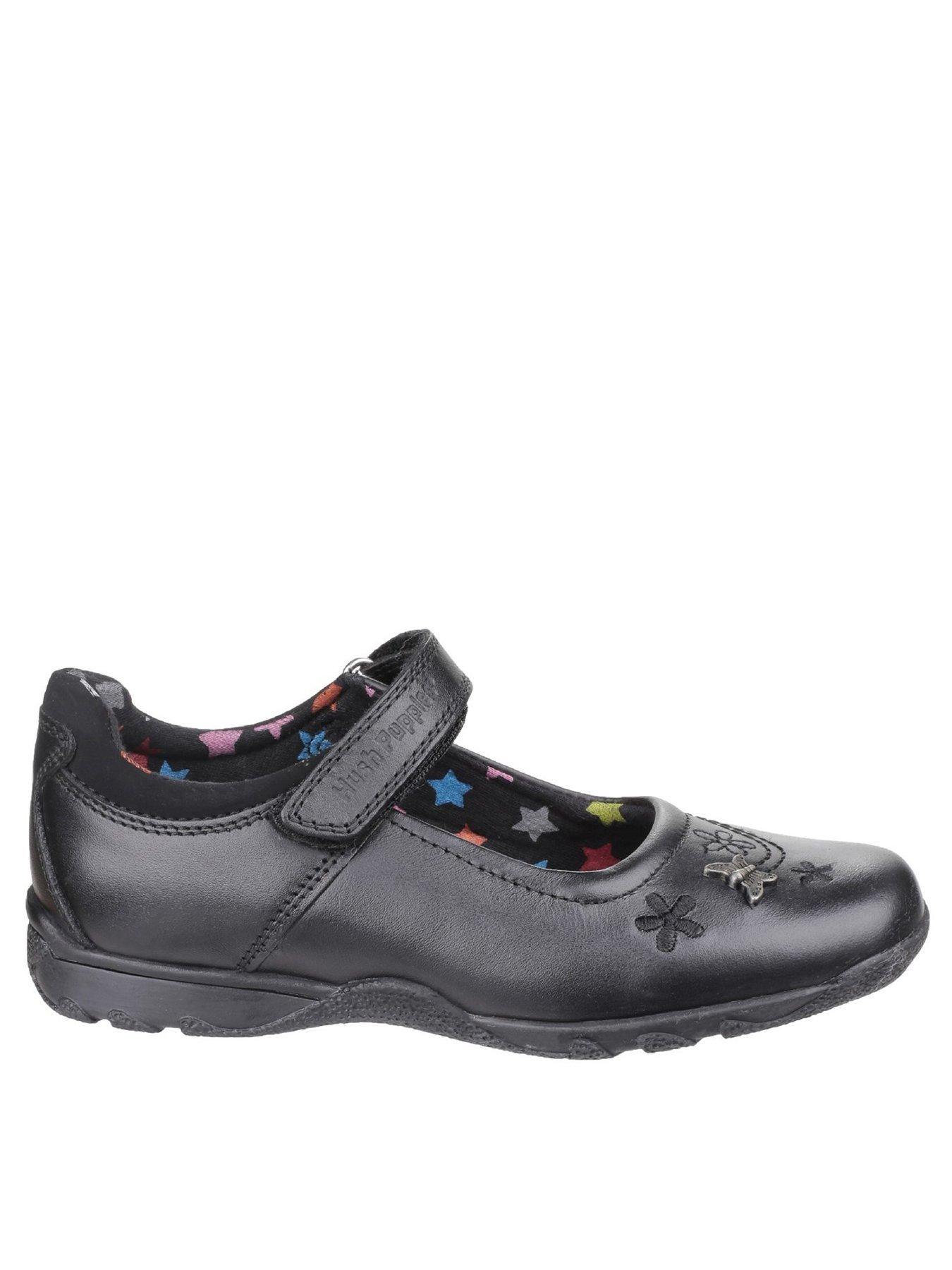 Hush Puppies Clare Mary Jane Back To School Shoe Black littlewoods