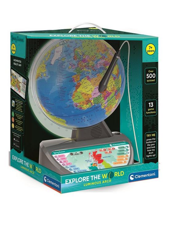 front image of clementoni-interactive-educational-talking-globe