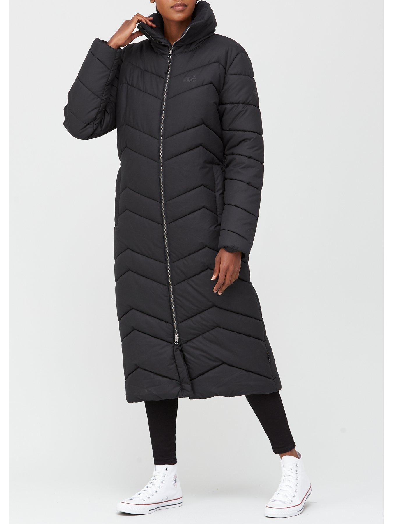 jack wolfskin long coat womens