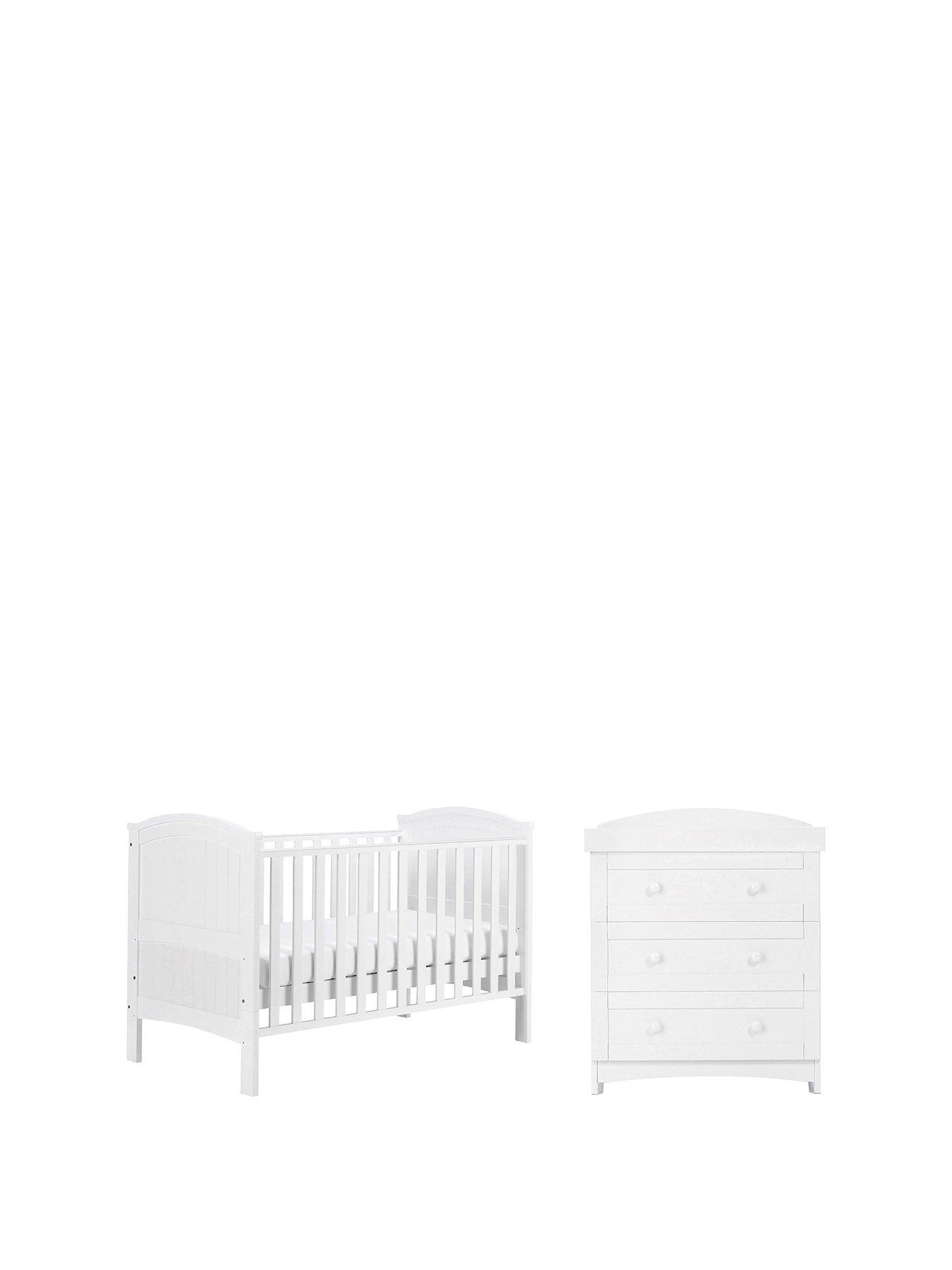 cot bed and dresser set