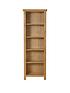  image of k-interiors-shelton-ready-assembled-solid-wood-large-bookcase
