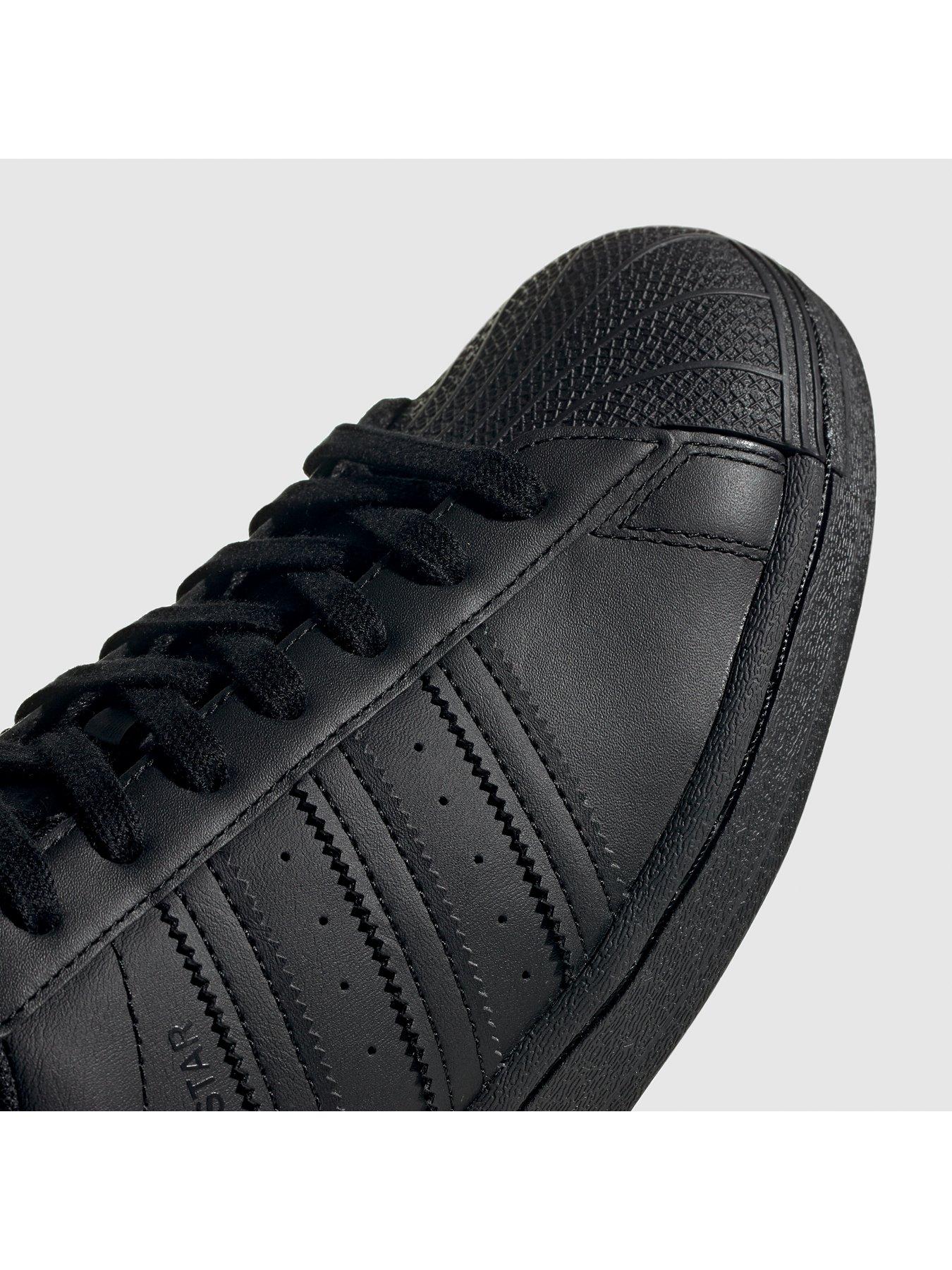 Image 6 of 6 of adidas Originals Superstar - Black/Black