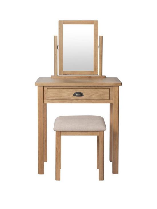 front image of k-interiors-shelton-part-assembled-solid-woodnbspdressing-table-stool-and-mirror-set