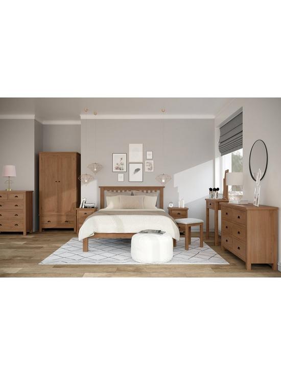 stillFront image of k-interiors-shelton-part-assembled-solid-woodnbspdressing-table-stool-and-mirror-set