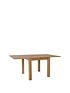  image of k-interiors-shelton-part-assembled-solid-woodnbspflip-table-4-chairs