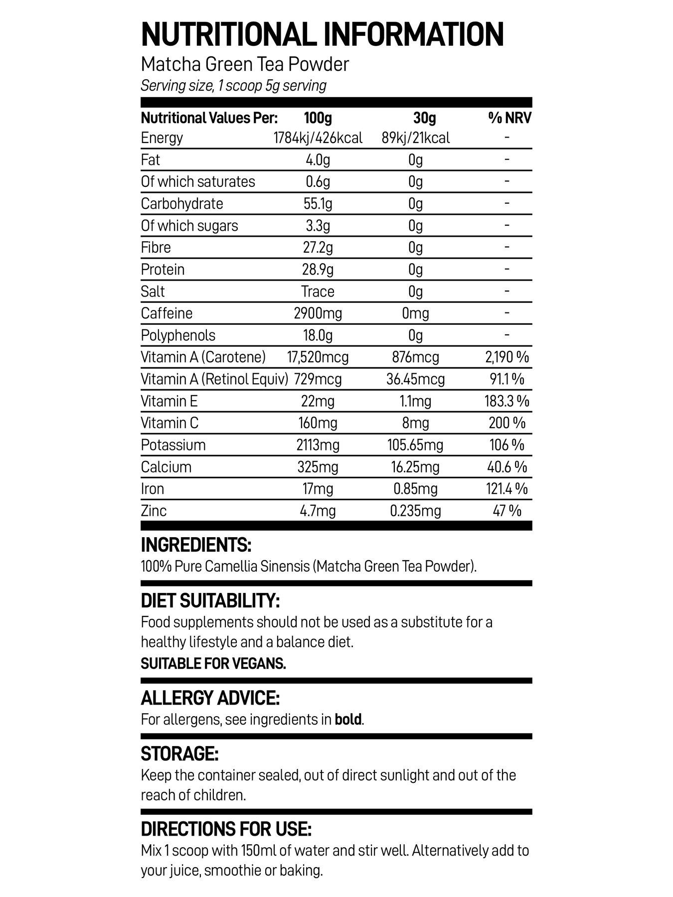 Image 2 of 2 of Bio Synergy Body Perfect&nbsp;Matcha Green Tea -&nbsp; 200 grams