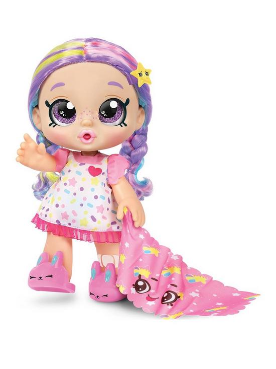 front image of kindi-kids-hospital-corner-shiver-n-shake-rainbow-kate-electronic-10-inch-doll-and-6-shopkin-accessories