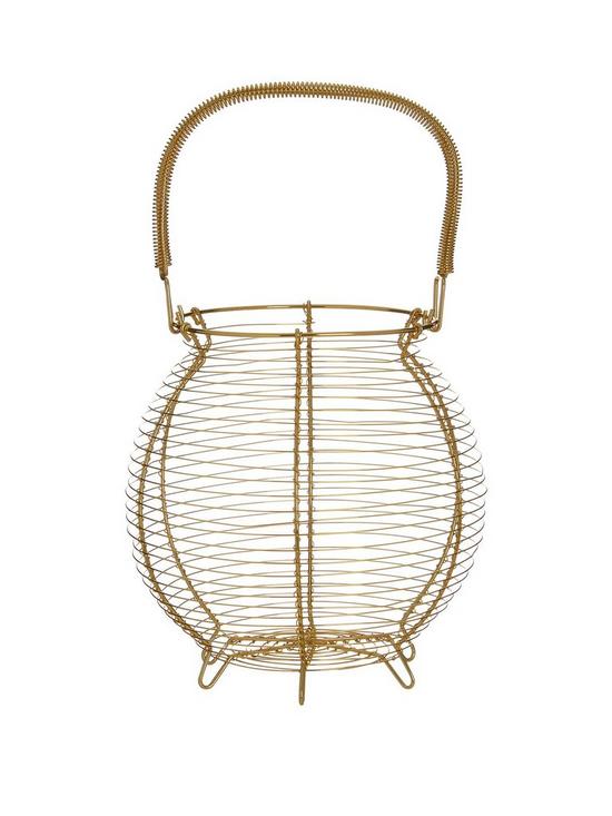 front image of premier-housewares-modern-retro-egg-basket