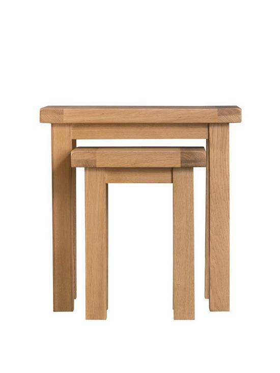 front image of k-interiors-alana-part-assembled-solid-woodnbspnest-of-2-tables