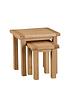 image of k-interiors-alana-part-assembled-solid-woodnbspnest-of-2-tables