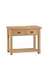 image of k-interiors-alana-part-assembled-solid-woodnbspconsole-table