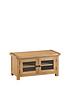  image of k-interiors-alana-ready-assembled-solid-woodnbsptv-unit-with-glass-doors-fits-up-to-46-inch-tv