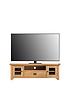  image of k-interiors-alana-ready-assembled-solid-wood-large-tv-unit-fits-up-to-70-inch-tv