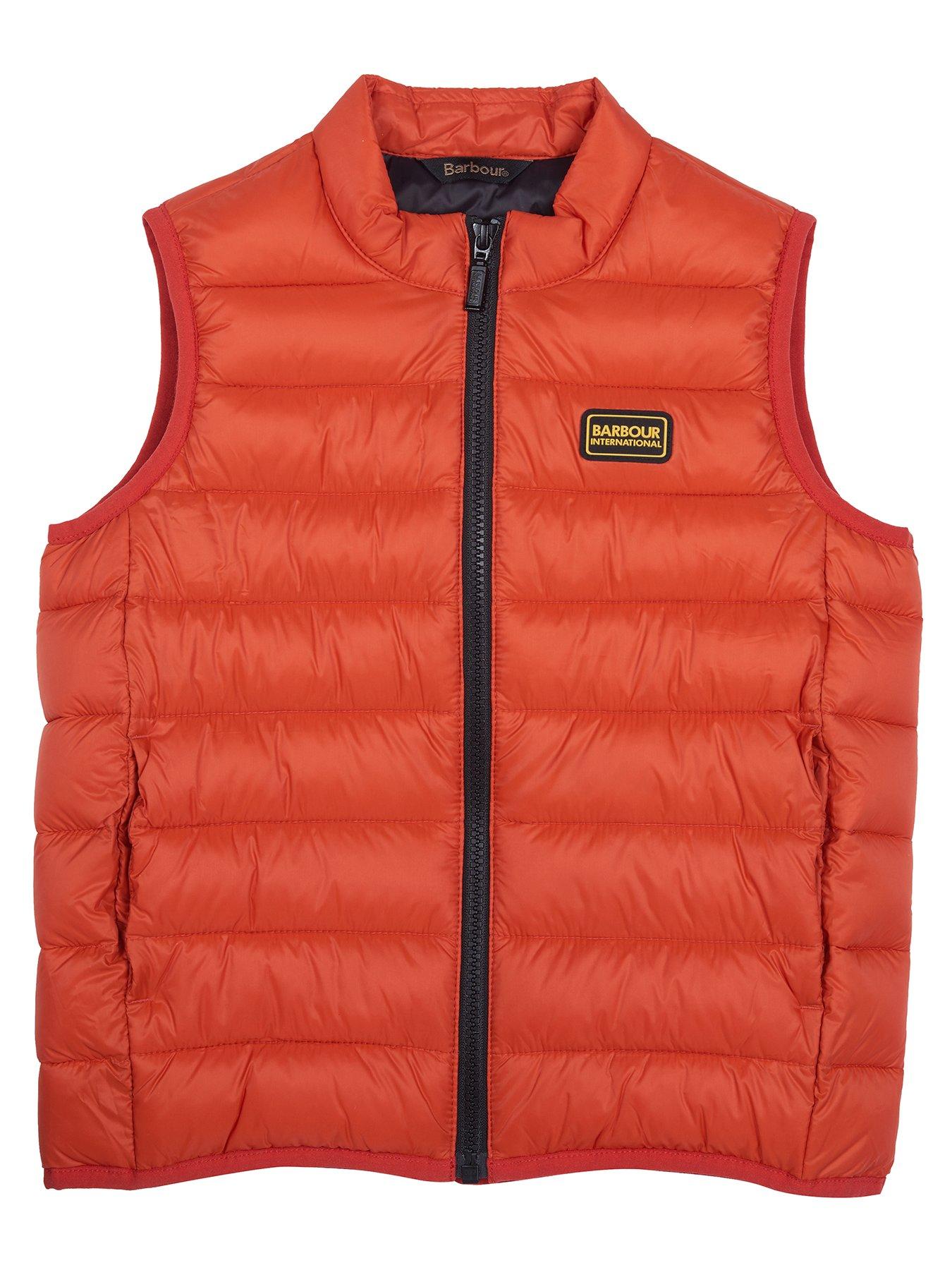 barbour gilets Orange