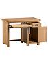  image of k-interiors-alana-part-assembled-solid-wood-desk