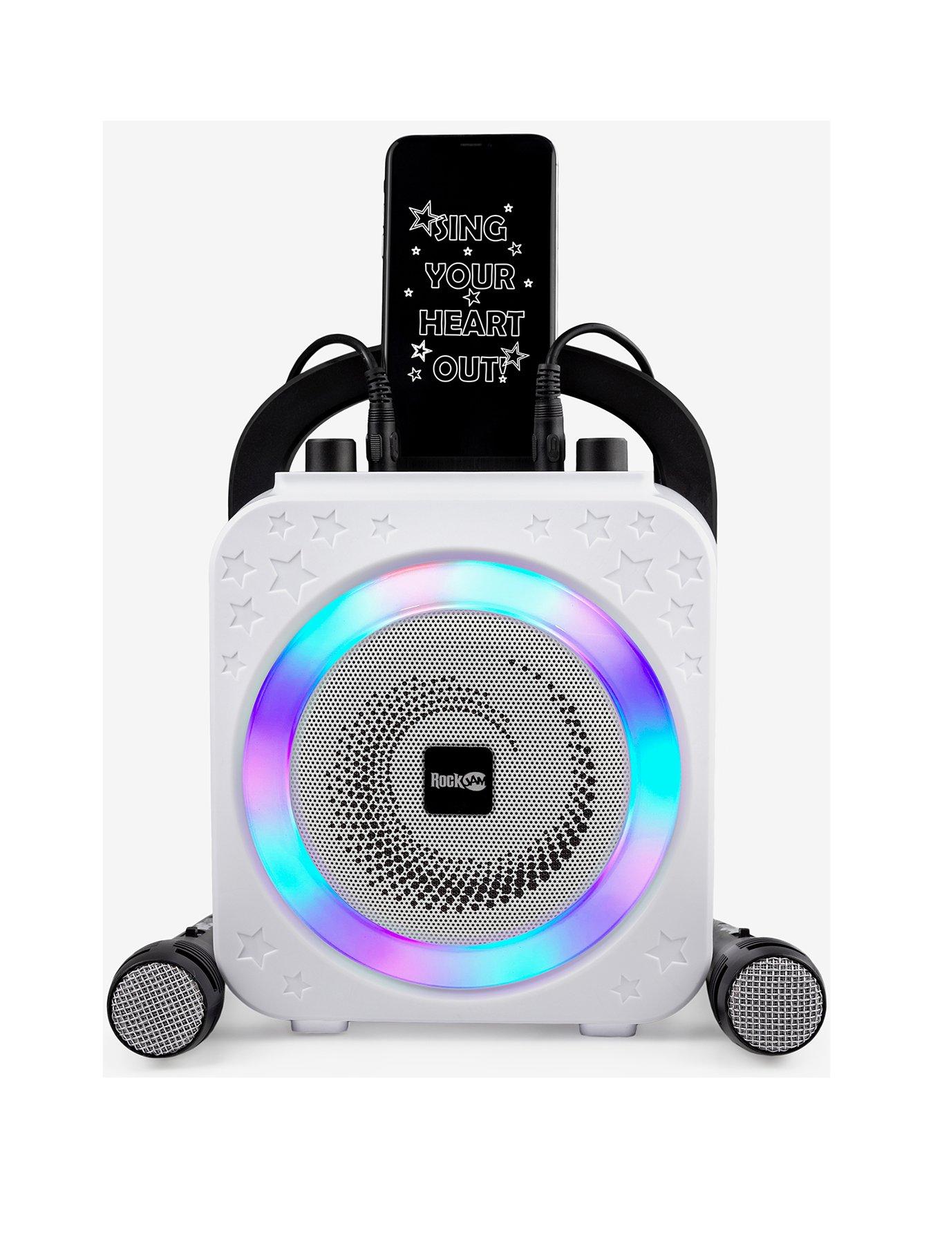 RockJam The RockJam Rechargeable Party Karaoke Machine with Bluetooth