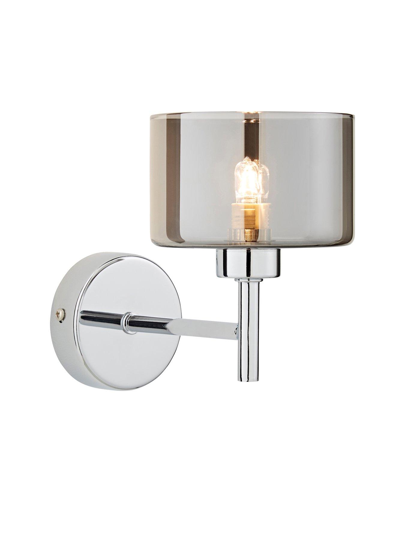 Very Home Blair Glass Wall Lamp | littlewoods.com