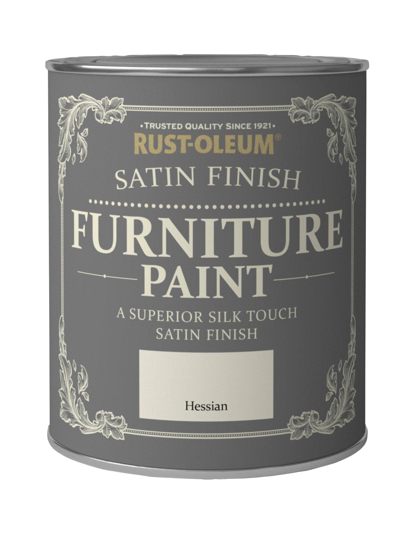 RustOleum Satin Finish Furniture Paint Hessian 750ml