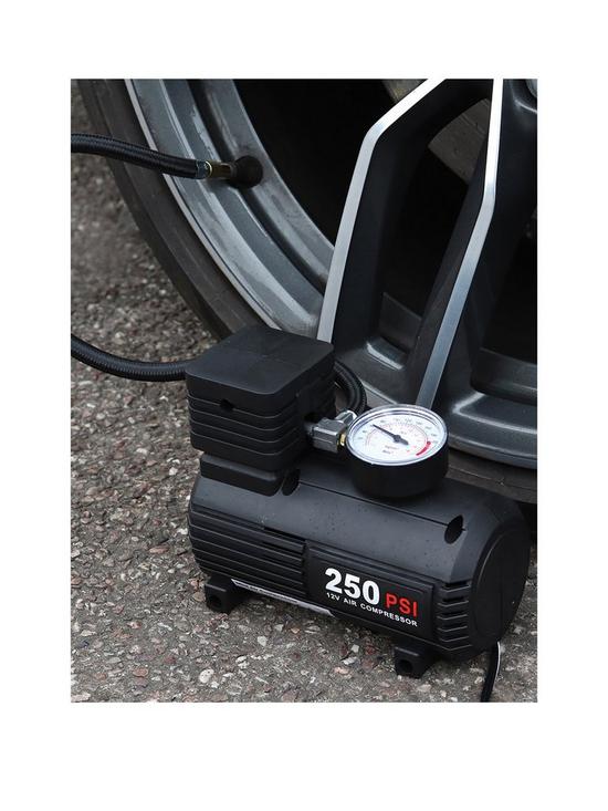 front image of streetwize-accessories-12v-compact-air-compressor-with-gauge
