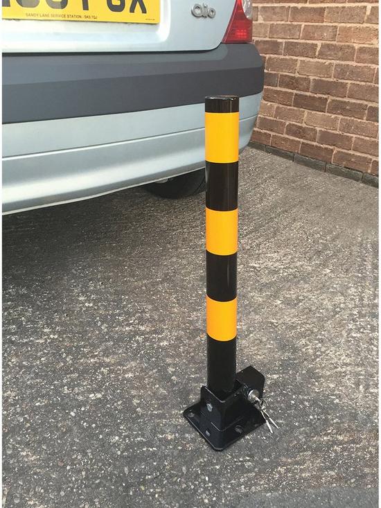 stillFront image of streetwize-accessories-folding-parking-post-round