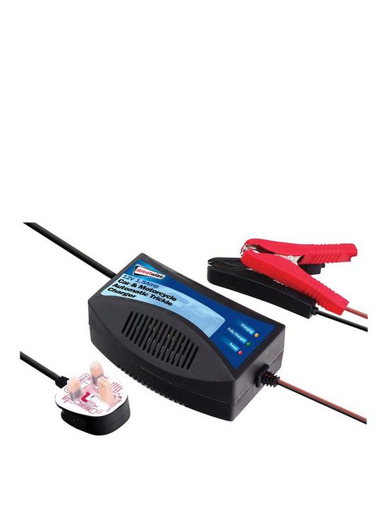 front image of streetwize-accessories-12v-car-amp-motorcycle-trickle-battery-charger