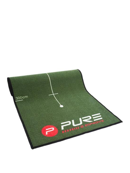 stillFront image of pure2improve-golf-putting-mat-400-x-66cm