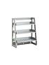  image of lloyd-pascal-portland-wall-mounted-shelving-with-hooksnbsp--grey