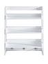  image of lloyd-pascal-portland-wall-mounted-shelving-with-hooksnbsp--white