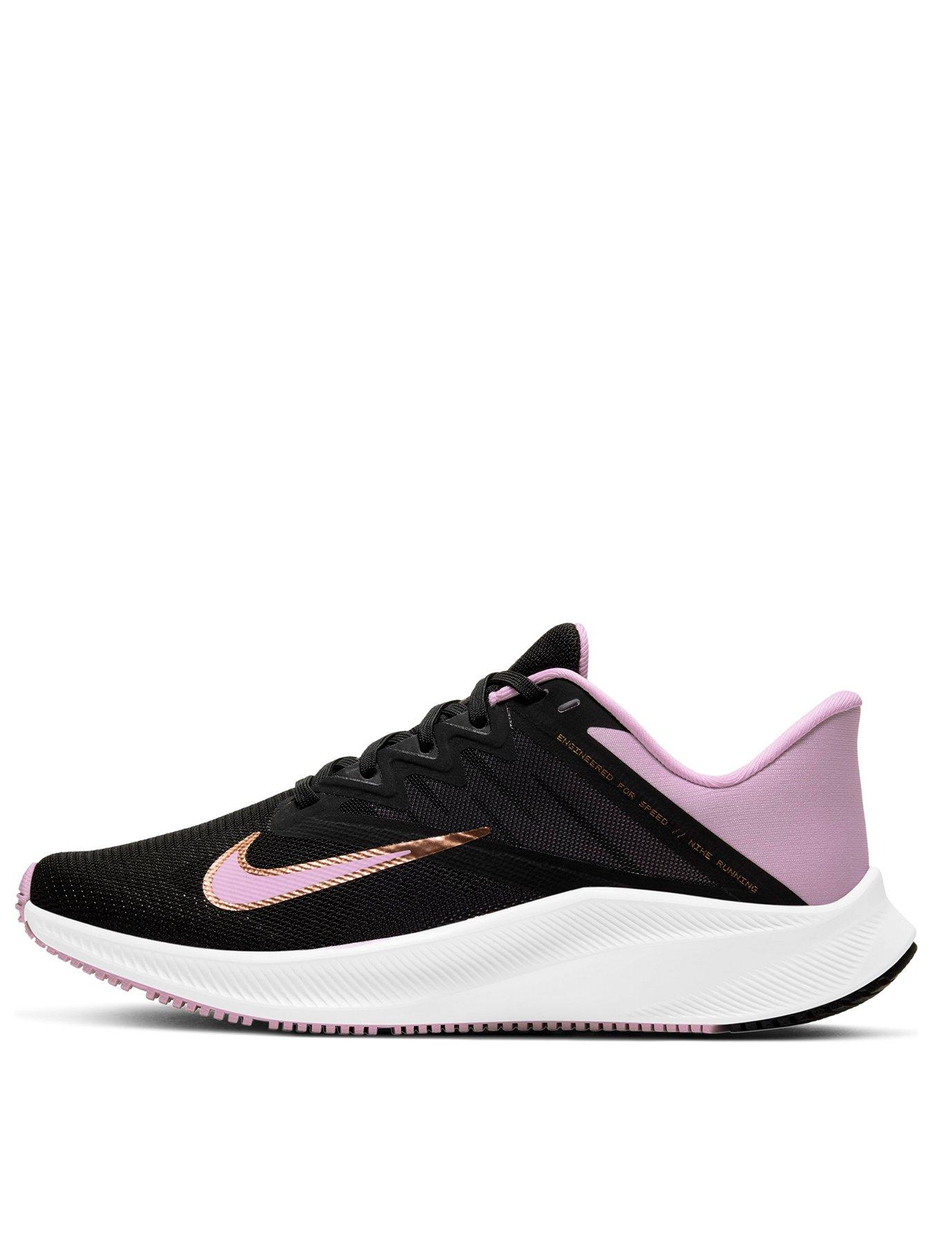 Nike Quest 3 - Pink/Black | littlewoods.com