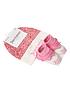  image of juicy-couture-baby-girls-hat-and-socks-gift-set-pink