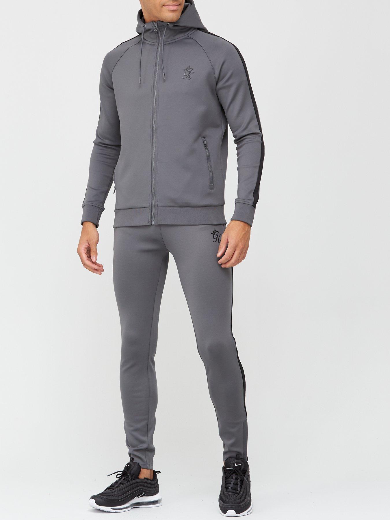 gym king dark grey tracksuit