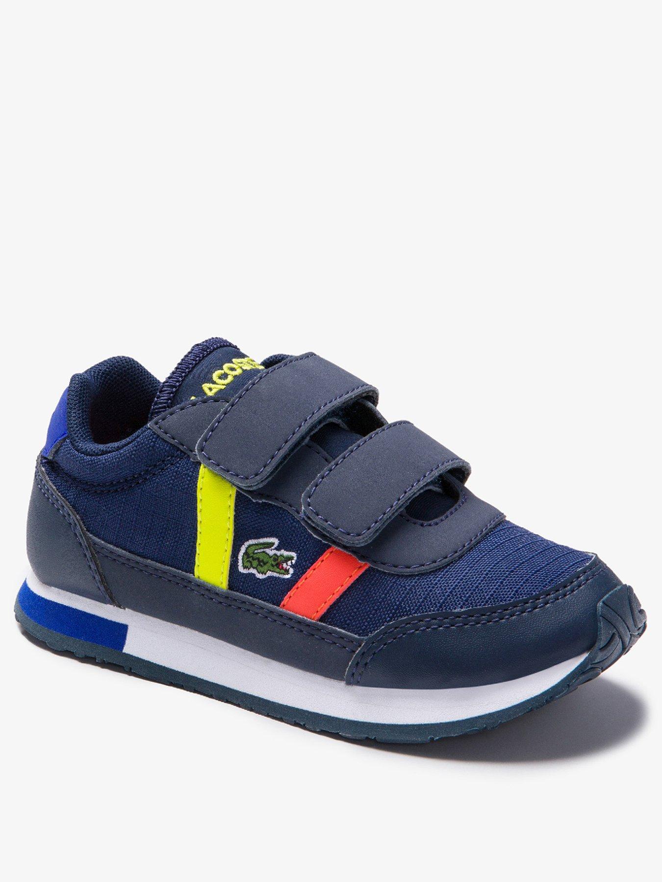 Baby boy lacoste trainers Clearance