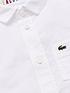  image of lacoste-boys-classic-oxford-shirt-white