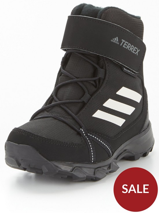 front image of adidas-terrex-snow-rrd-boot-black