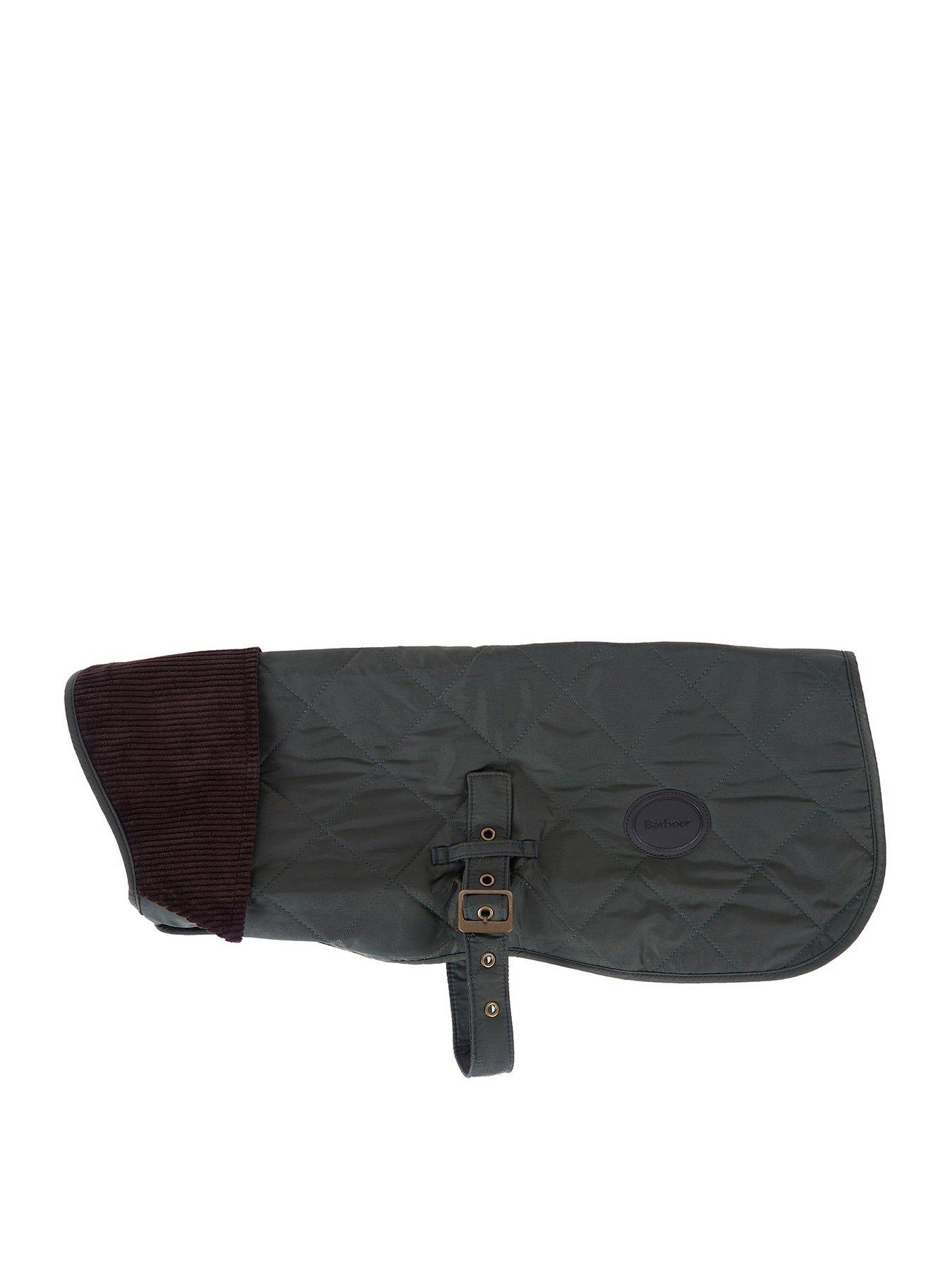Barbour Olive Quilted Dog Coat