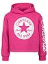  image of converse-older-girls-chuck-patch-boxy-hoody-pink