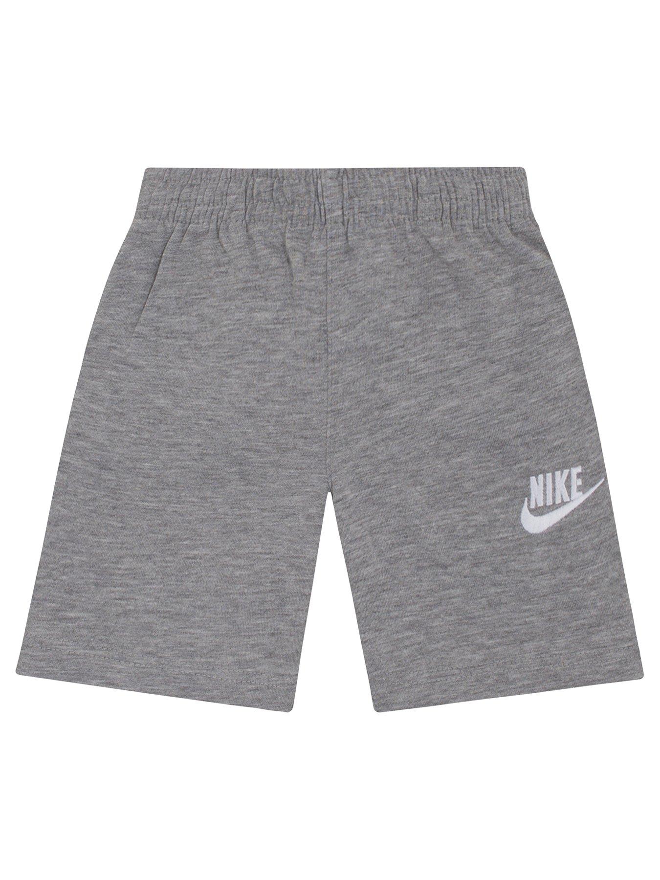 Grey nike jersey shorts best sale