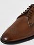  image of river-island-rodeo-lace-up-brogue-brownnbsp
