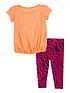  image of nike-younger-girls-2-piecenbsptunic-top-and-leggingsnbspset-purple