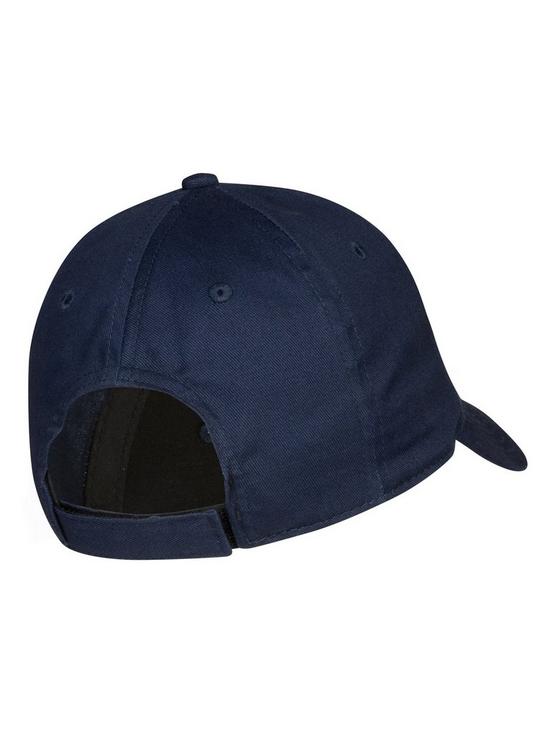 back image of converse-younger-chuck-patch-curved-brim-cap-blue