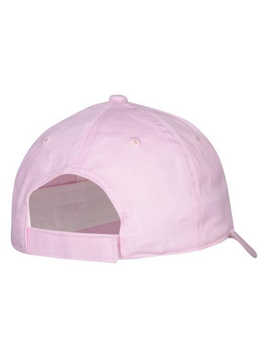 back image of converse-younger-chuck-patch-curved-brim-cap-pink