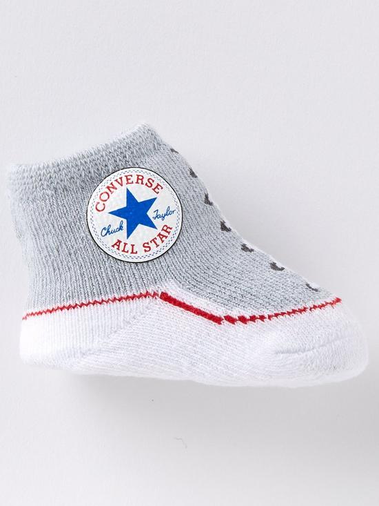 stillFront image of converse-younger-chuck-infant-toddler-bootie-2-pack-pinkgrey