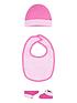  image of converse-younger-chuck-infant-hat-bib-bootie-set-3pc