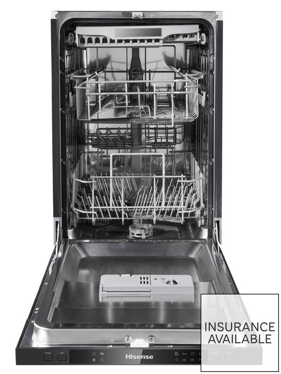 stillFront image of hisense-hv520e40uk-built-in-45cm-width-11-place-slimline-dishwasher