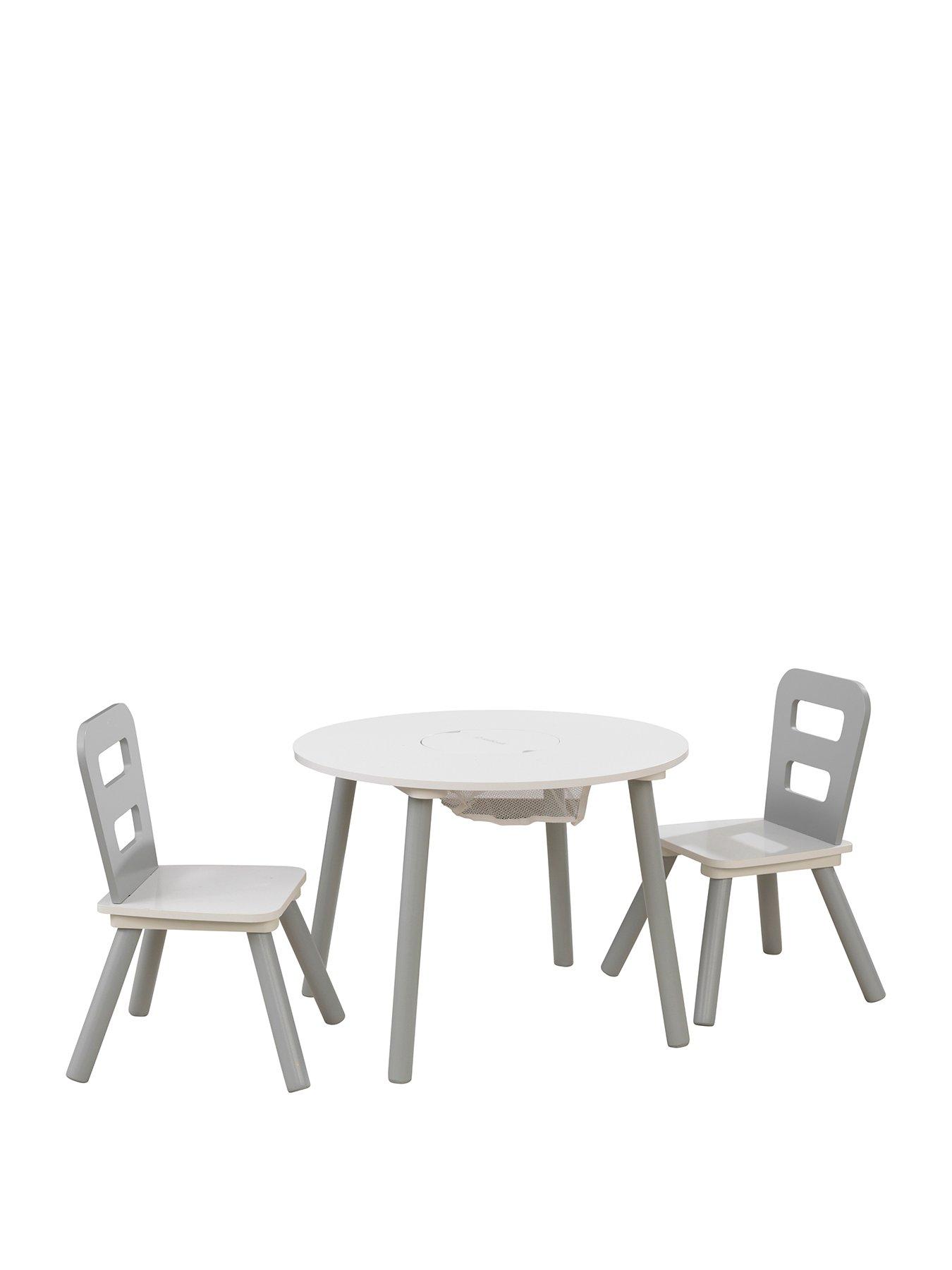 Kidkraft round storage cheap table and chair set