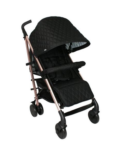 my-babiie-billie-faiers-mb51-rose-gold-black-quilted-stroller